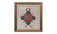 กรอบรูปผ้ายันต์เสริมมงคล